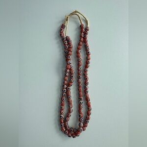 Glass Bead Necklaces.